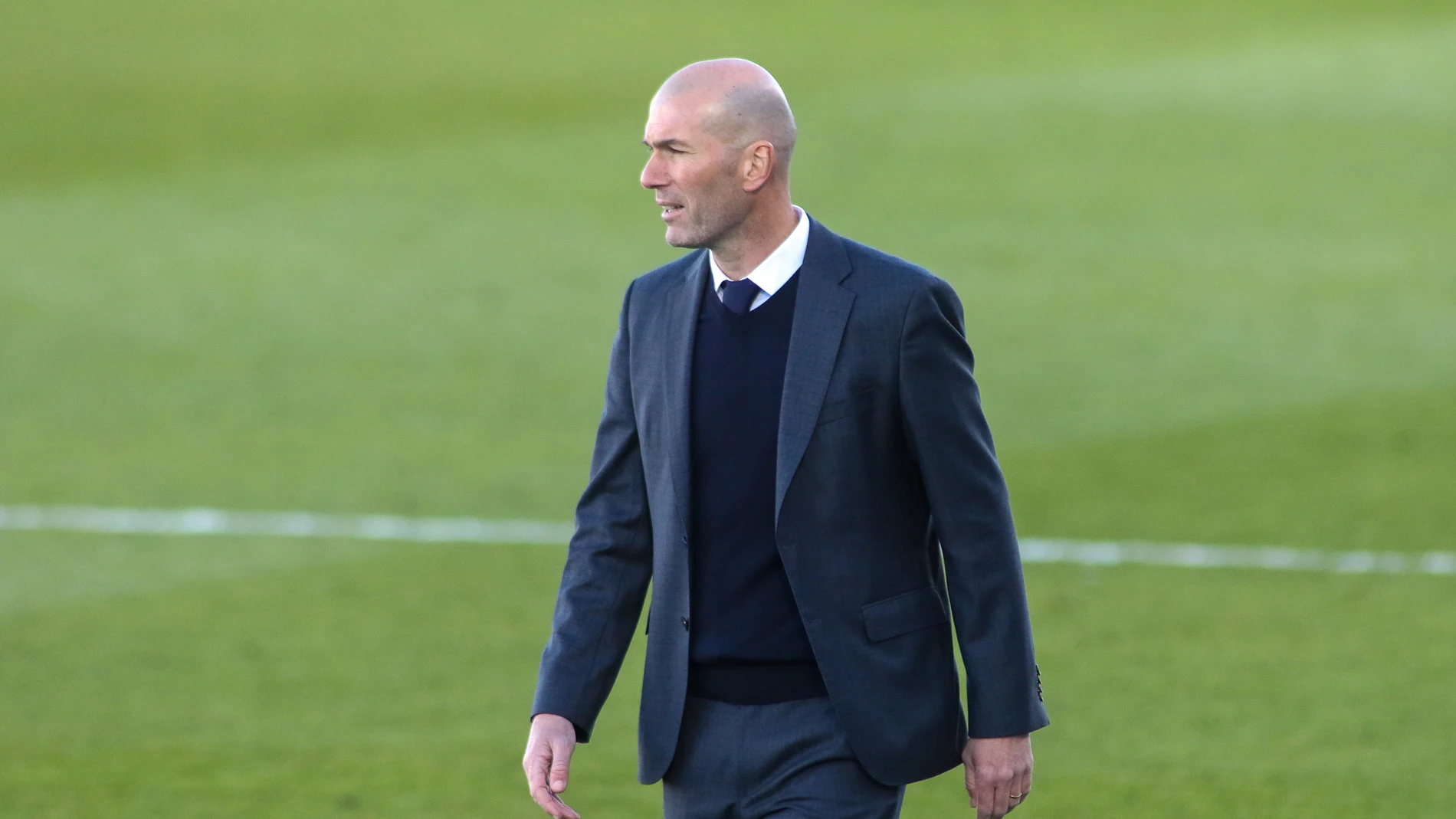 Zinedine Zidane prepara el partido contra la Atalanta de la Champions