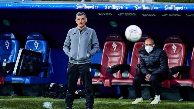 José Luis Mendilibar, entrenador del Eibar.