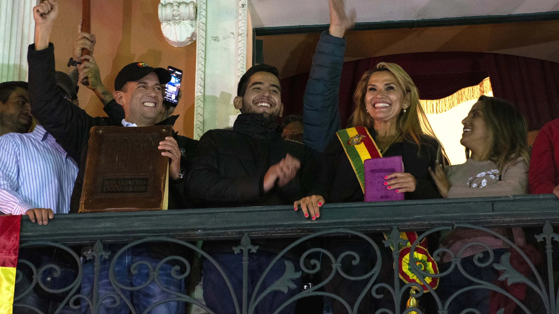Toma de posesión de la presidenta autoproclamada de Bolivia, Jeanine Áñez14/03/2021