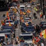La última caravana de Vox se organizó en Murcia reclamando elecciones anticipadas