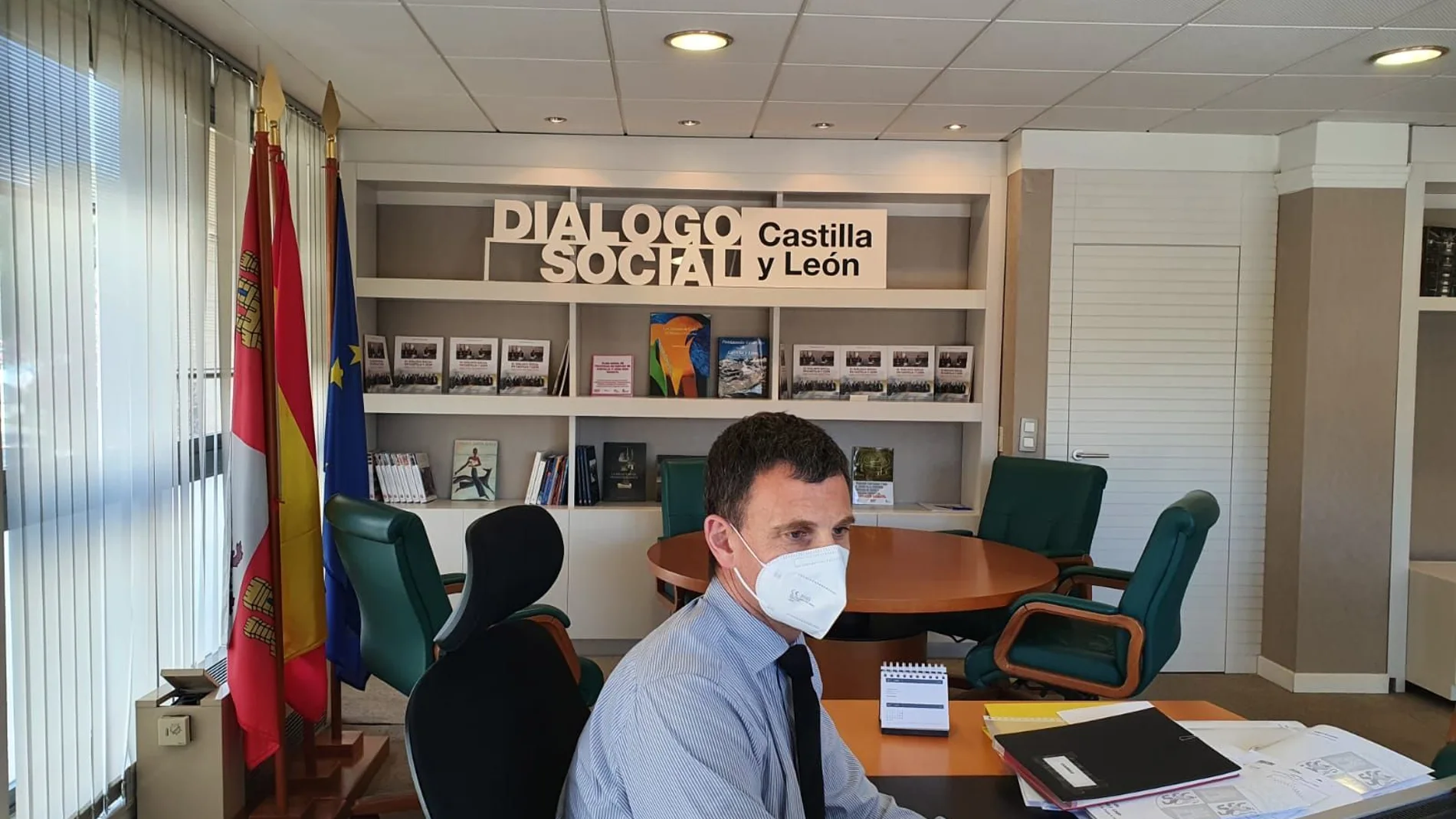 El viceconsejero de Empleo y Diálogo Social, David Martín, participa en la Jornada sobre Diálogo Social Transfronterizo que ha servido de colofón al proyecto europeo GEMCAT