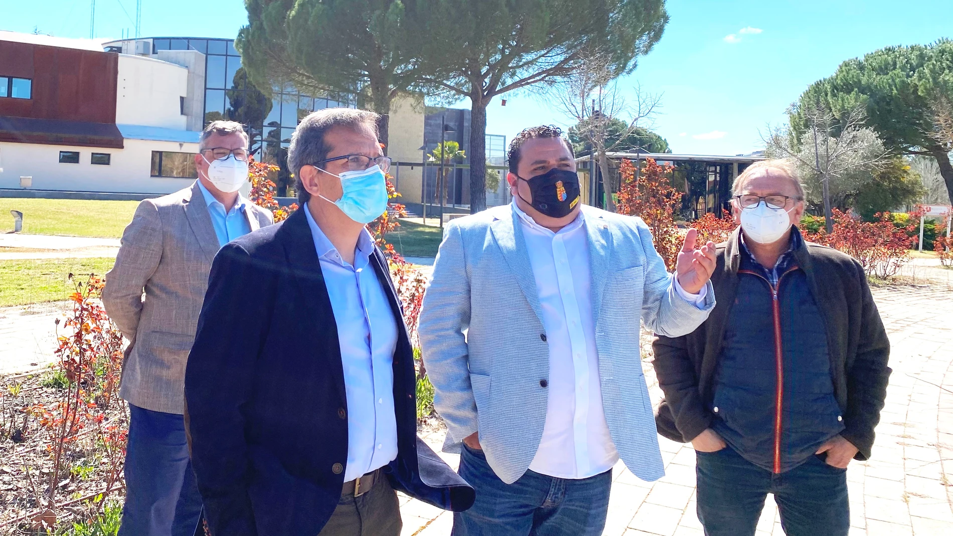 Visita del delegado territorial de la Junta, Augusto Cobos, al Parque Tecnológico de Boecillo