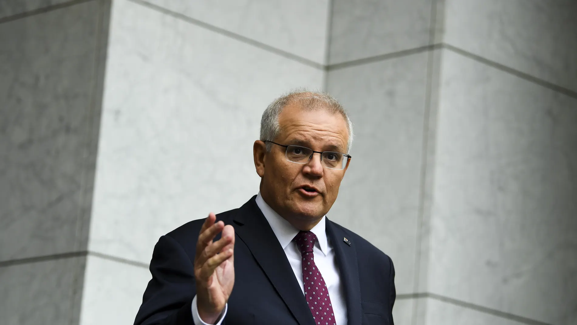 El primer ministro de Australia Scott Morrison