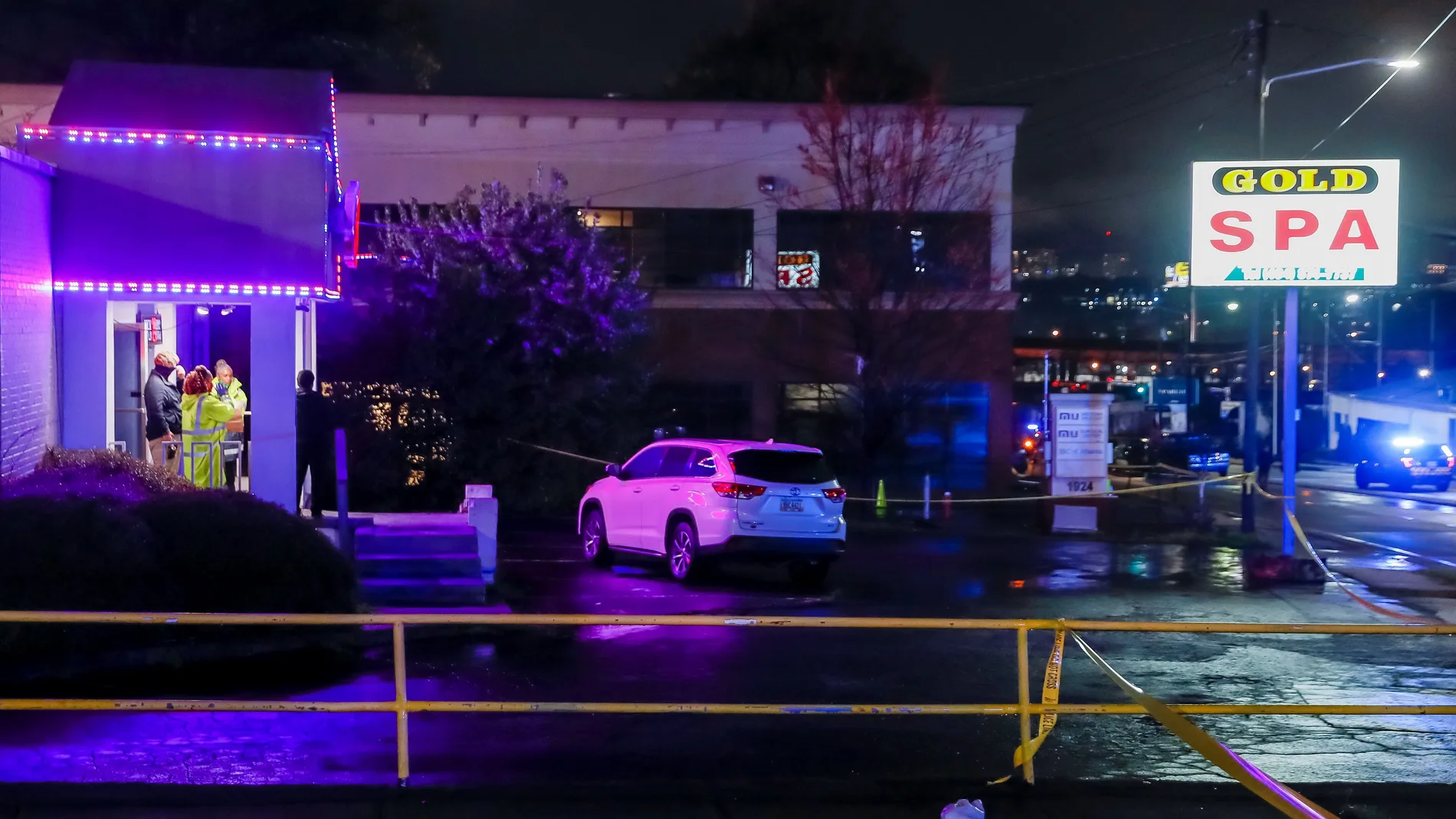 La policía acude a un comercio tras un tiroteo en Atlanta en una foto de archivo