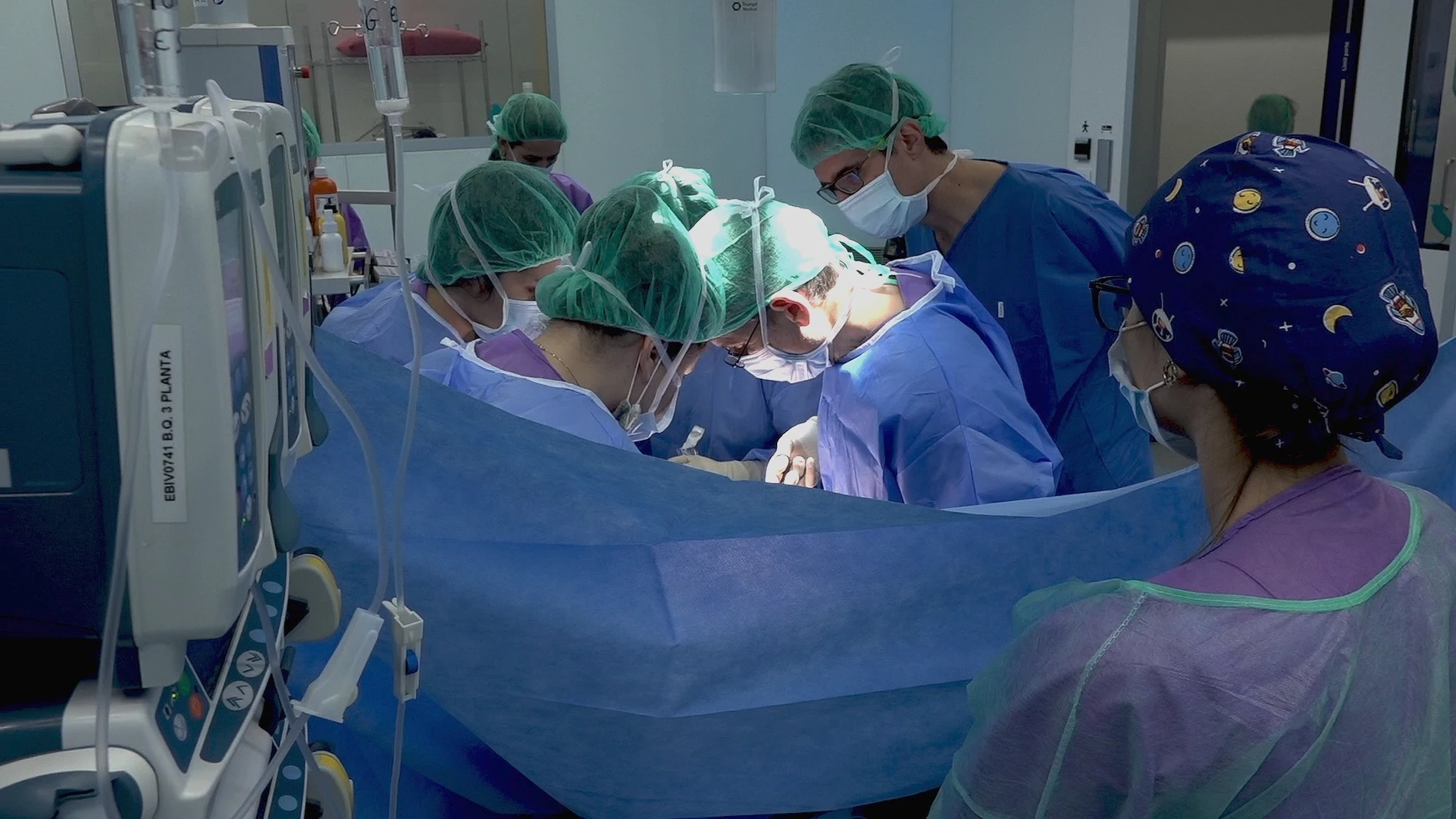 Imagen de una intervención de trasplante de riñón cruzado incompatible pediátrico del Hospital Sant Joan de Déu y ClínicSANT JOAN DE DÉU17/03/2021