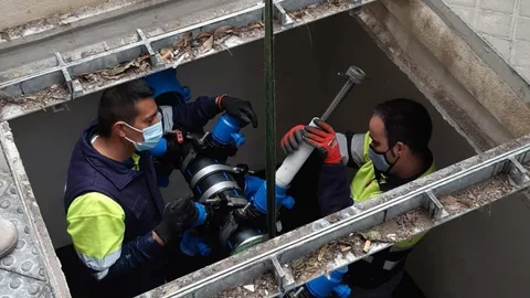 La tubería elegida como muestra se encuentra en la zona de Jesús