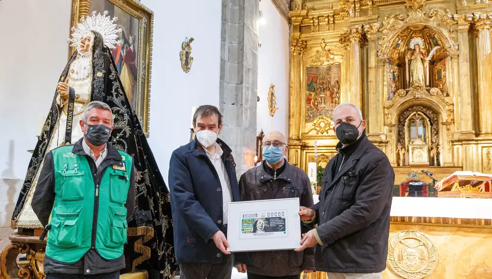 Presentación del cupón de la ONCE en Segovia
