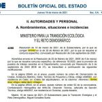 Resolución del BOE del 18 de marzo de 2021