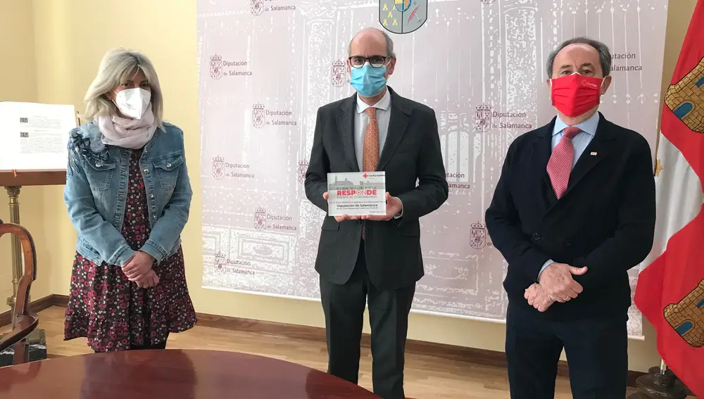 El presidente de la Diputación de Salamanca hace balance de las actuaciones con Cruz Roja