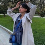 Lucía Rivera con el look más clásico y pijo.