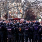 Despliegue policial en Madrid