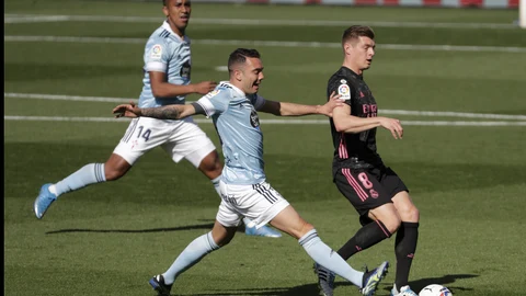 Kroos ha dado el pase de gol a Benzema en el Celta-Real Madrid