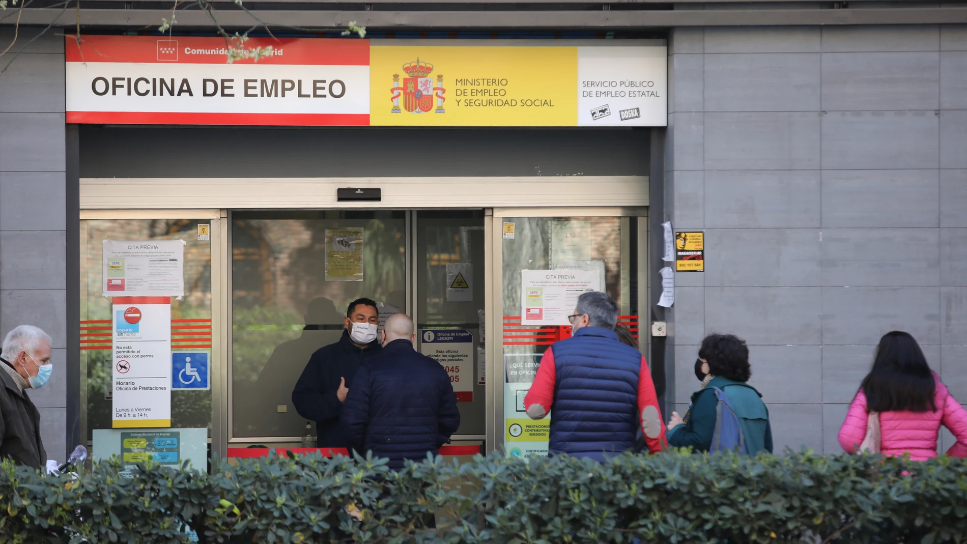 Oficinas de empleo en Madrid