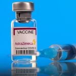 Vial de la vacuna contra la covid-19 de AstraZeneca
