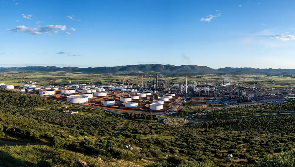 Vista del complejo industrial de Puertollano.