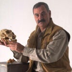 El paleontólogo Jose Maria Bermudez de Castro