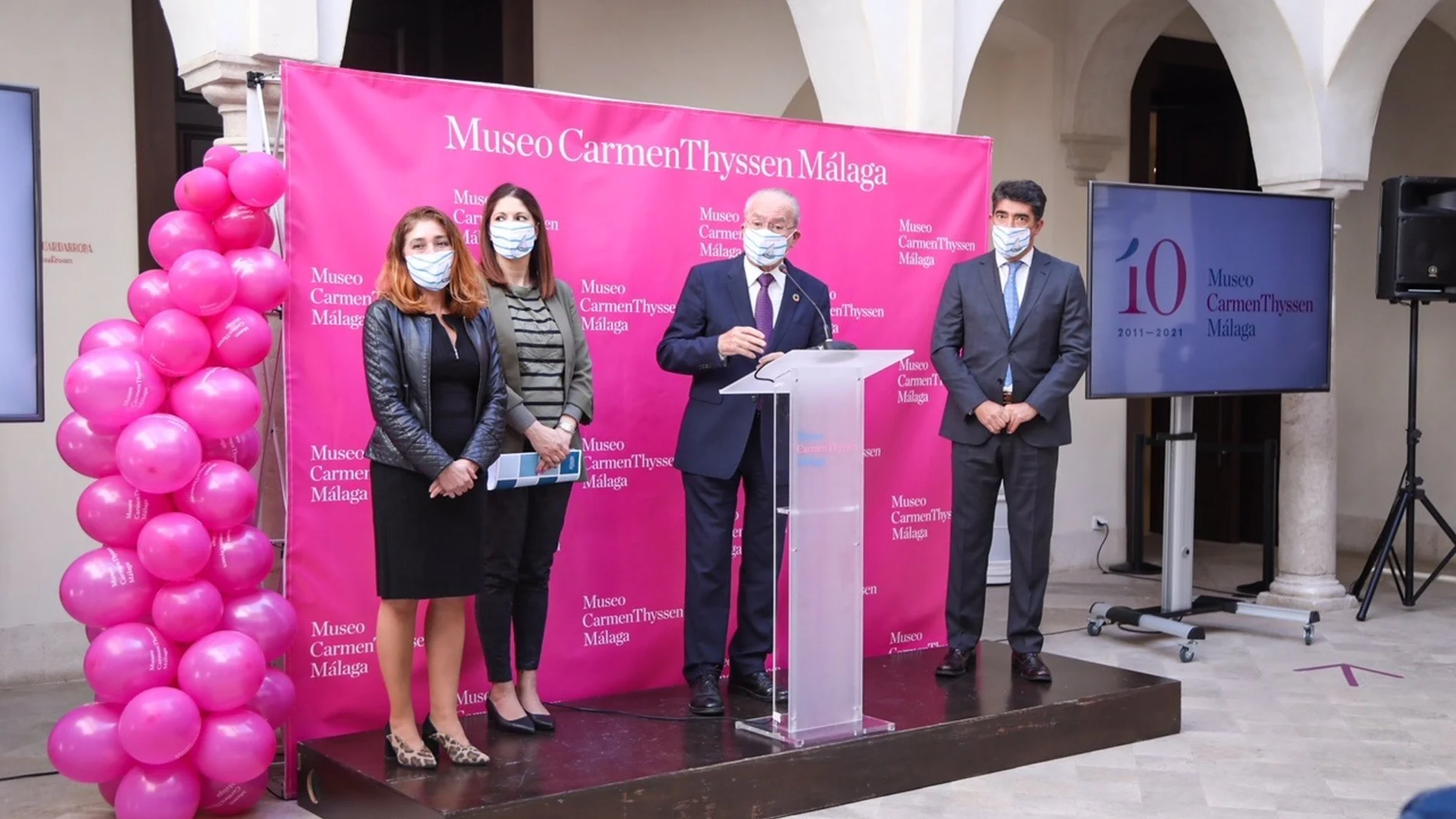 El Museo Carmen Thyssen Málaga celebró su décimo aniversario