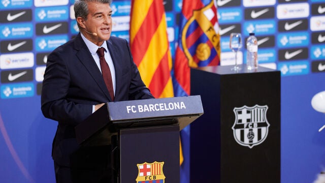 El presidente del Barça, Joan Laporta.