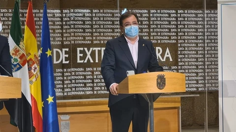 El presidente de la Junta de Extremadura, Guillermo Fernández Vara