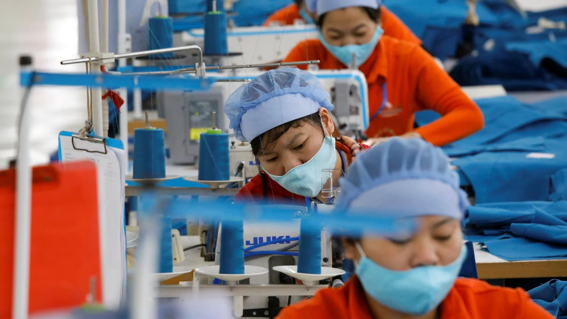 Trabajadoras en una fábrica de Hung Yen en Vietnam