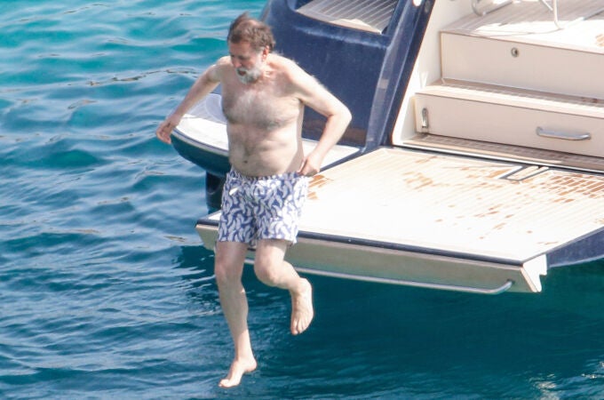 Mariano Rajoy, de vacaciones en Ibiza