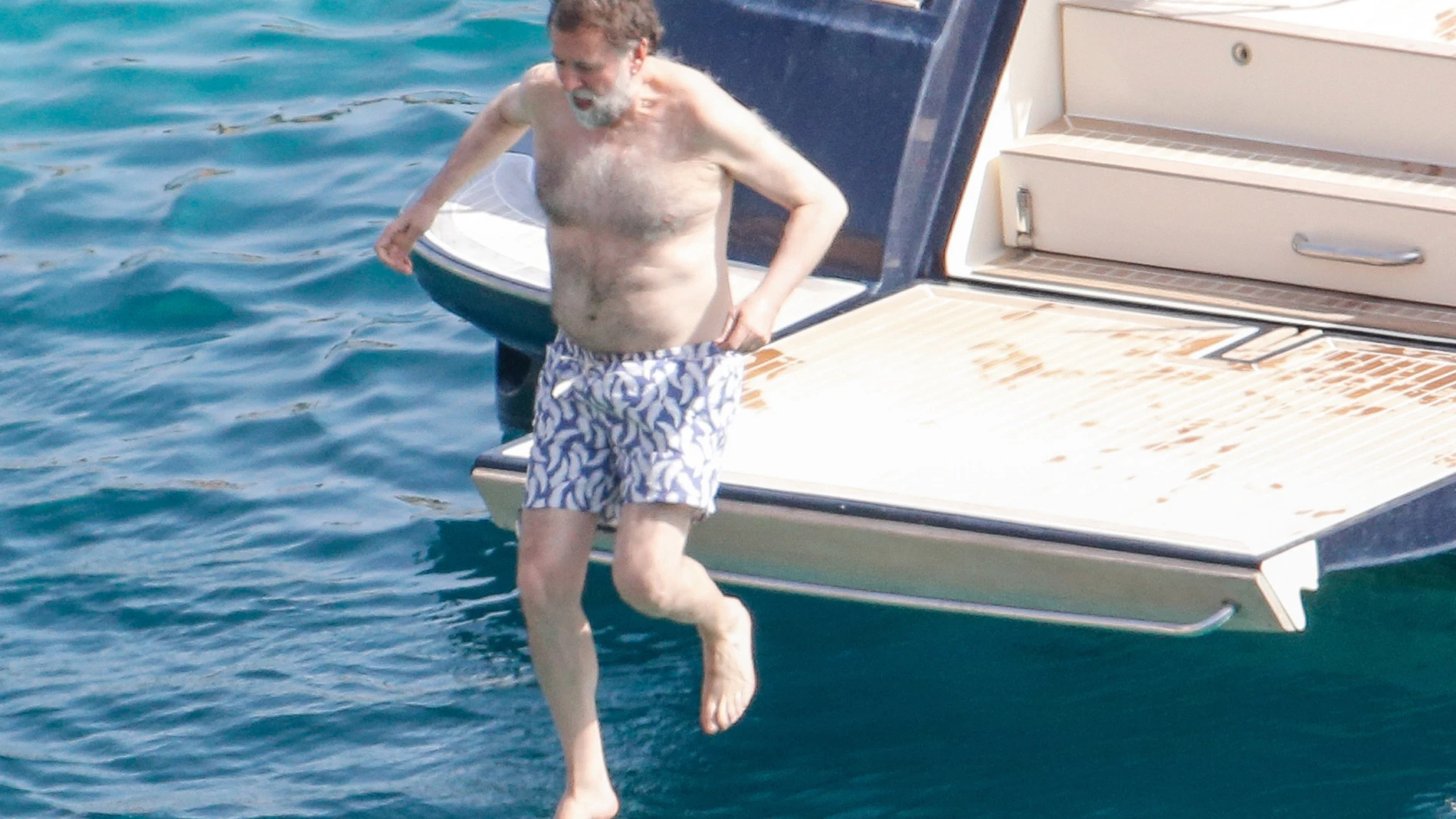 Mariano Rajoy, de vacaciones en Ibiza