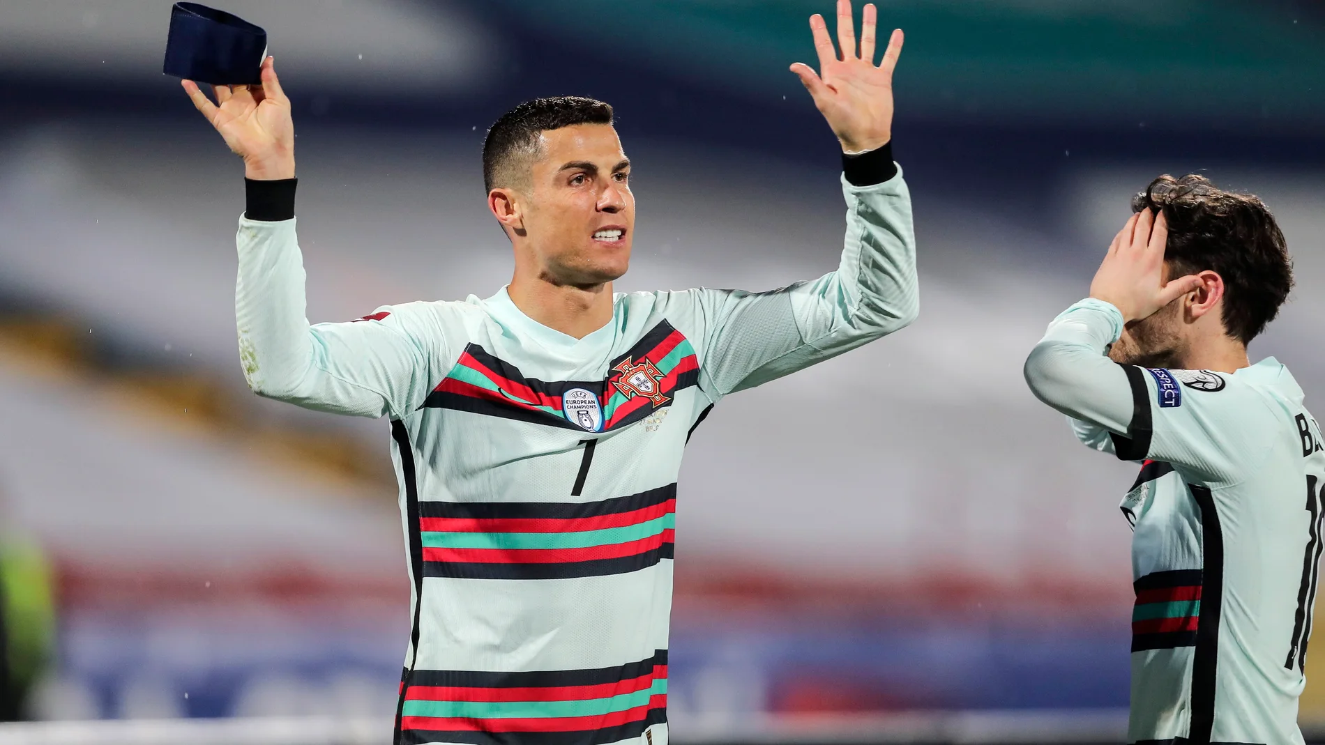 El enfado de Cristiano Ronaldo