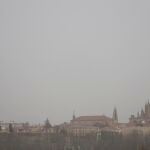 Masa de polvo africano que atraviesa el sur de la comunidad deja un atardecer fuera de lo común en Salamanca