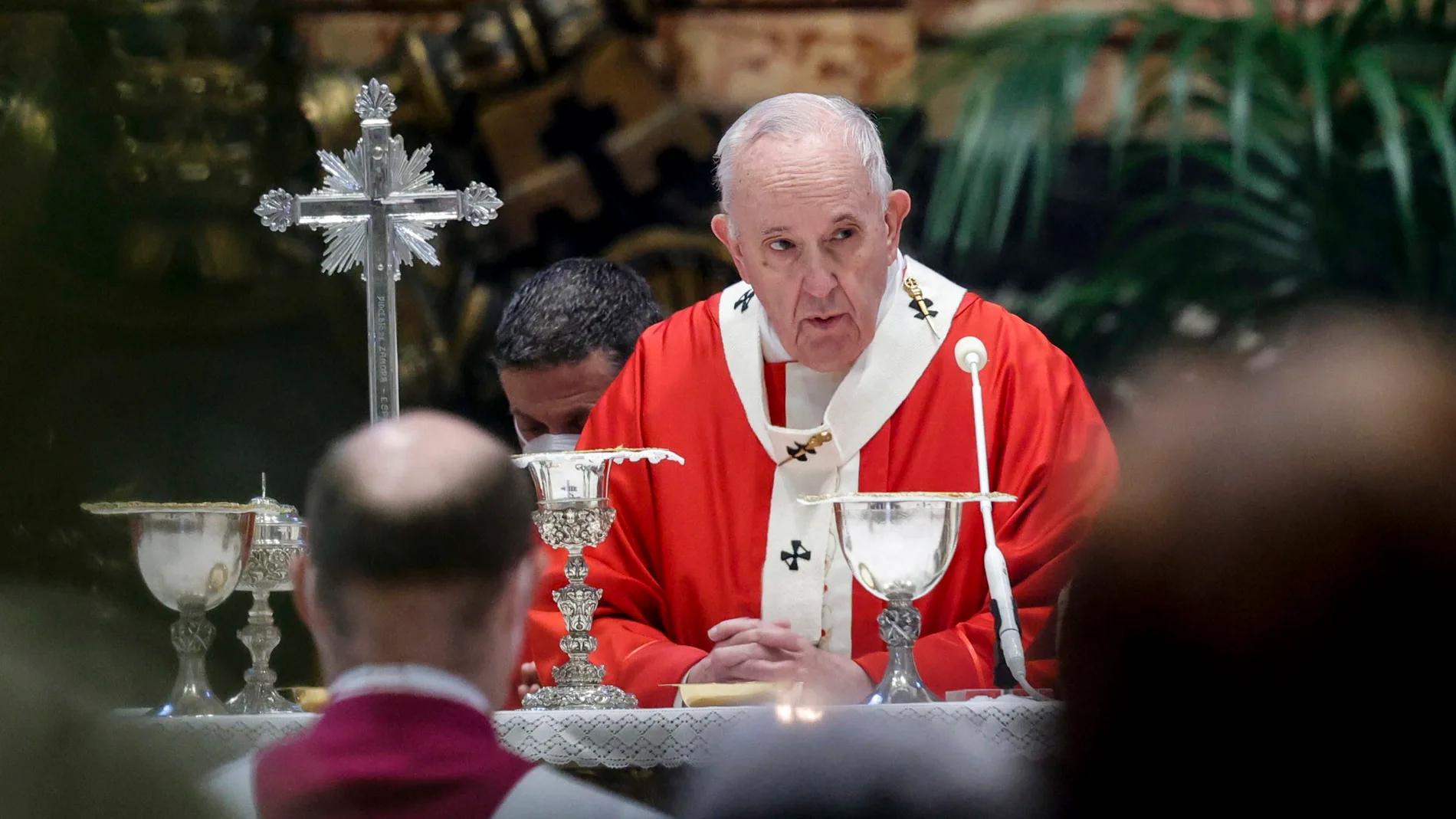 El Papa en la misa del Domingo de Ramos