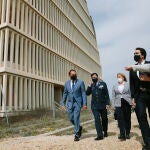 El consejero de Fomento y Medio Ambiente, Juan Carlos Suárez-Quiñones, visita el PMA en Garray