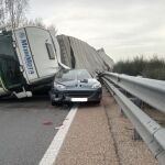 Colisión múltiple en Tordesillas (Valladolid)