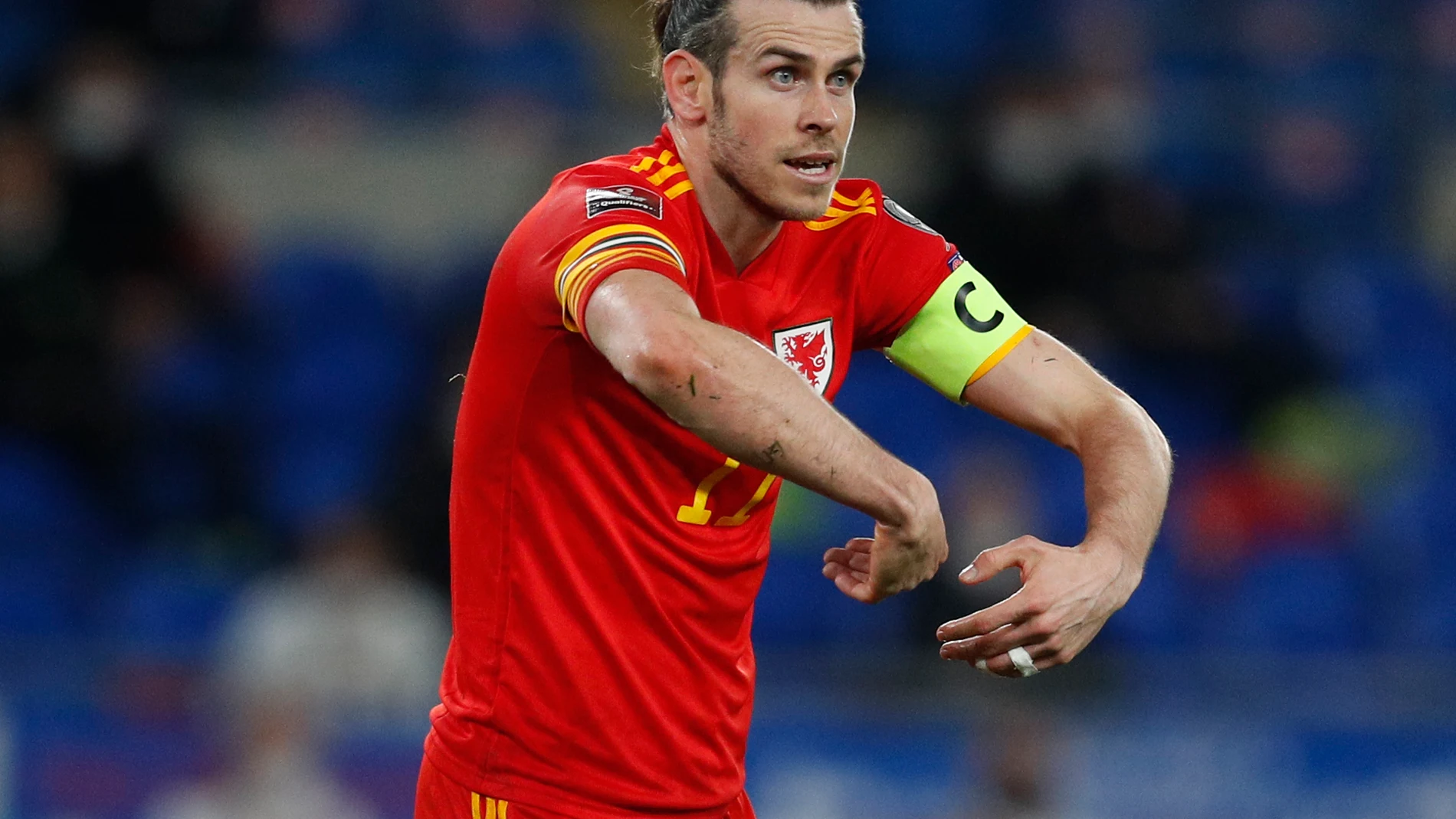Bale, durante el partido de Gales contra la República Checa
