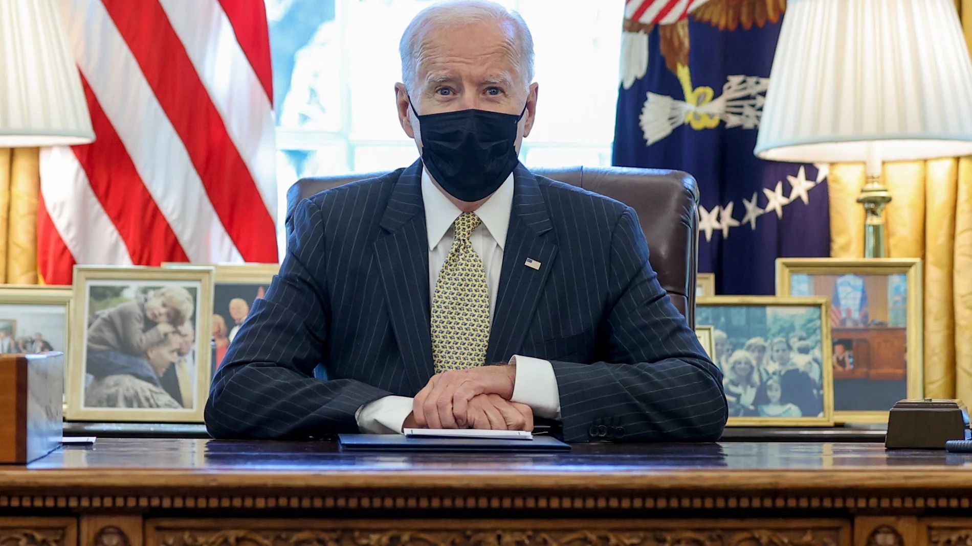 El presidente de Estados Unidos, Joe Biden, en el Despacho Oval