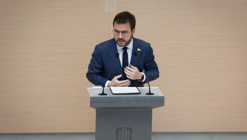 El vicepresidente de la Generalitat en funciones y candidato de ERC a la Presidencia, Pere Aragonès.