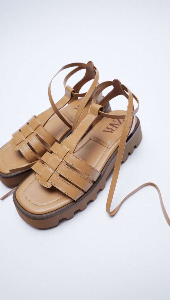 Sandalias cangrejeras zara hot sale