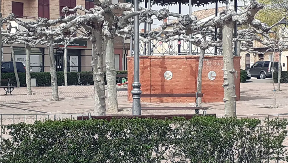 Plaza del Dos de Mayo de la localidad palentina de Villarramiel