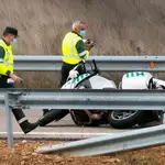  Muere un agente de la Guardia Civil tras caer de su moto y golpearse contra el guardarraíl en Salamanca 