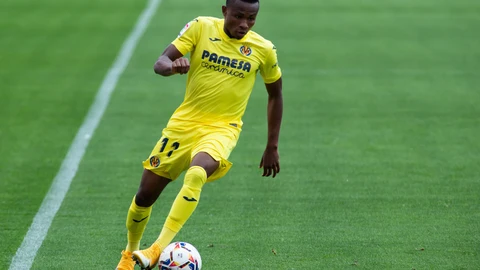 Samu Chukwueze con el Villarreal.