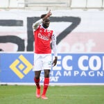 Boulaye Dia con el Stade de Reims.