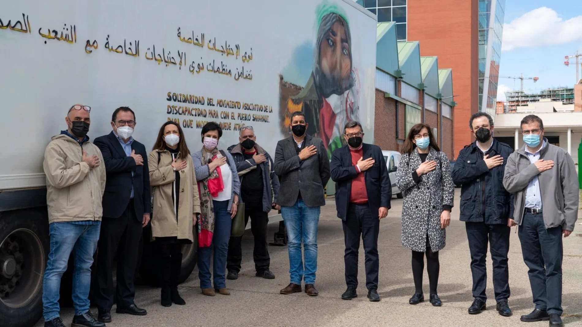 ASPAYM Castilla y León se une al movimiento asociativo español de la discapacidad en el envío de 5,5 toneladas de ayuda humanitaria a los refugiados saharauis