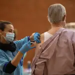 Vacunación contra la covid en Sevilla