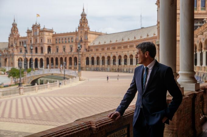 El delegado del Gobierno en Andalucía, Pedro Fernández. EFE\Julio Muñoz .