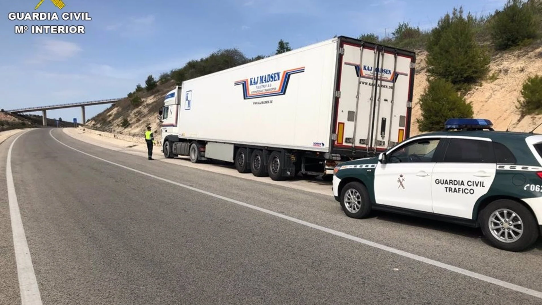 La Guardia Civil investiga a un camionero que multiplicaba por 5 la tasa de alcohol permitida
