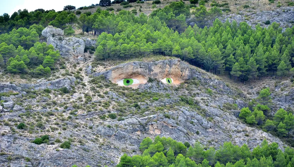 Los Ojos de la Mora a las afueras de Cuenca.