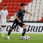 Lorenzo Faravelli de Independiente del Valle patea un penalti