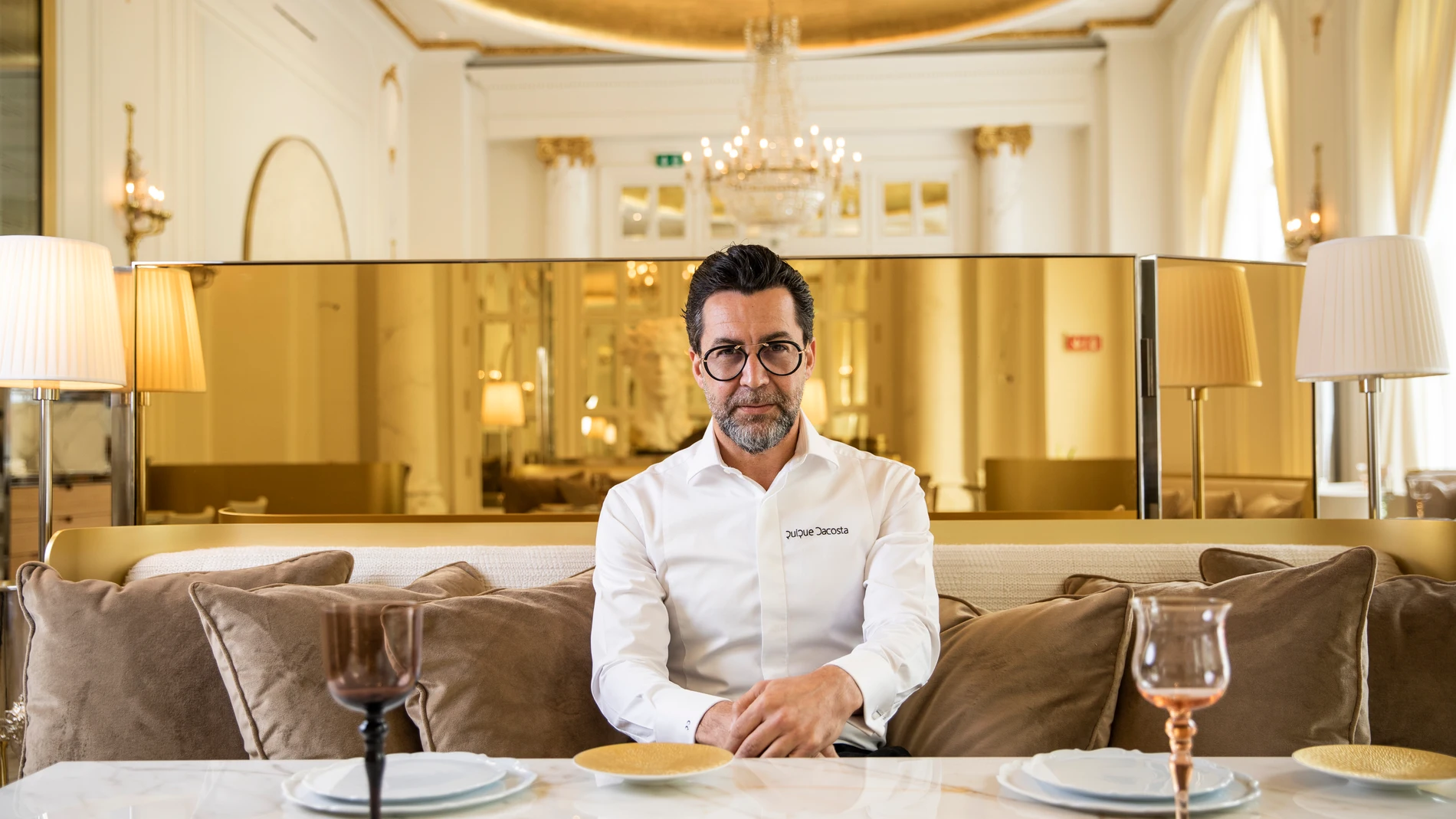 Quique Dacosta, responsable del espacio gastronomico del hotel Ritz de Madrid.
