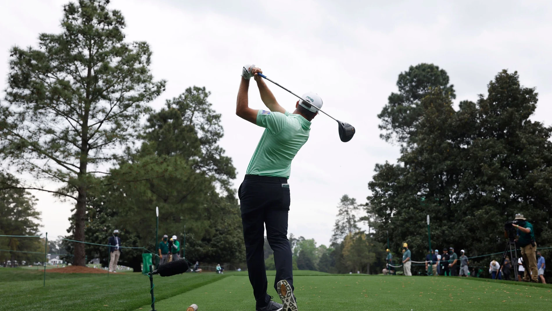 Corey Conners dio el golpe más espectacular en el Masters de Augusta