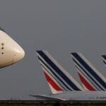 Un avión de Air France Airbus A350 aterriza en el aeropuerto de Charles-de-Gaulle