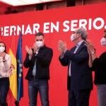 Pedro Sánchez respaldó ayer a Ángel Gabilondo en un acto electoral en Madrid