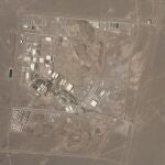 Vista aérea desde un satélite de las instalaciones de Natanz (Planet Labs Inc. via AP)